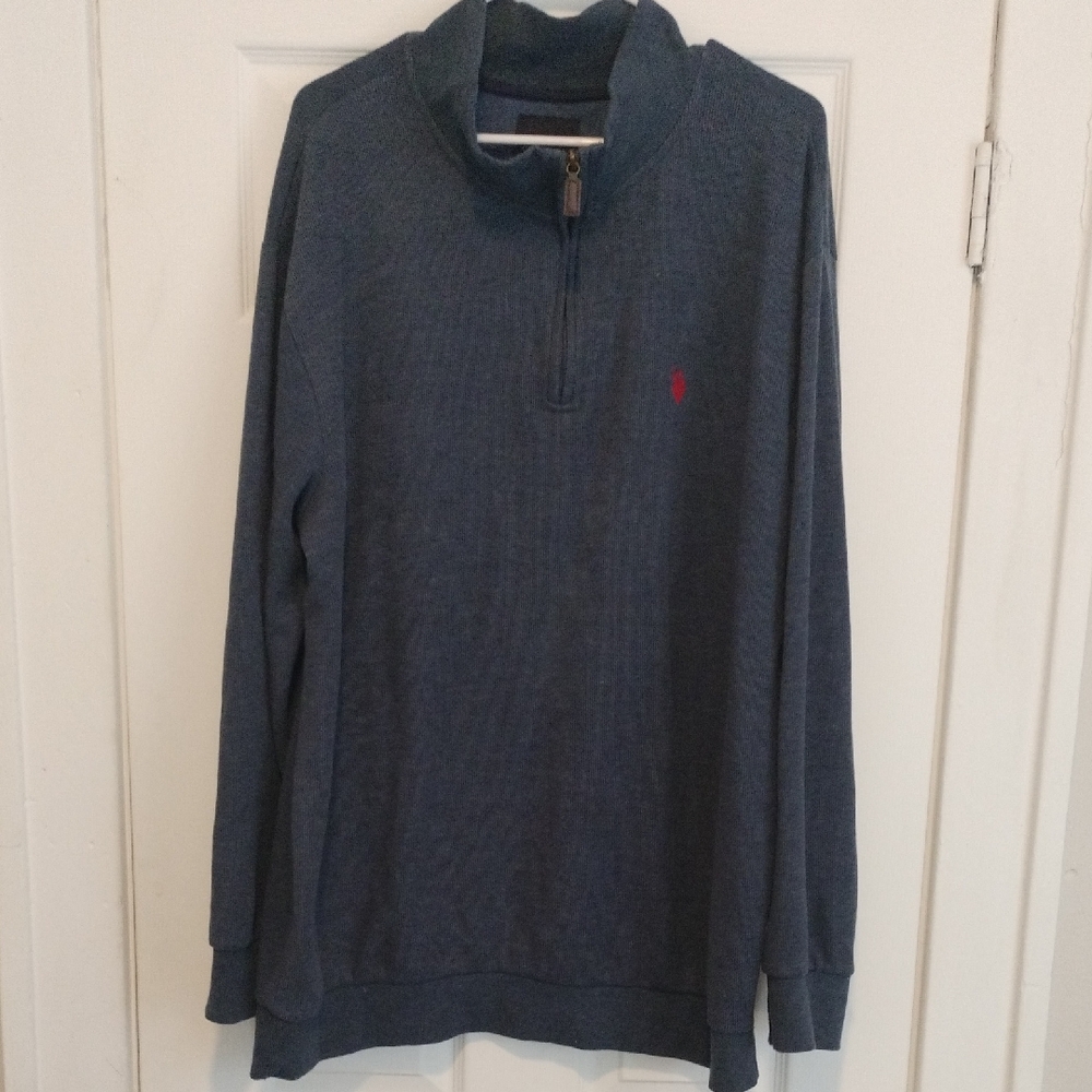 U.S. Polo Ralph Lauren Dark Blue Zip-Up Sweater 1/4 Zip